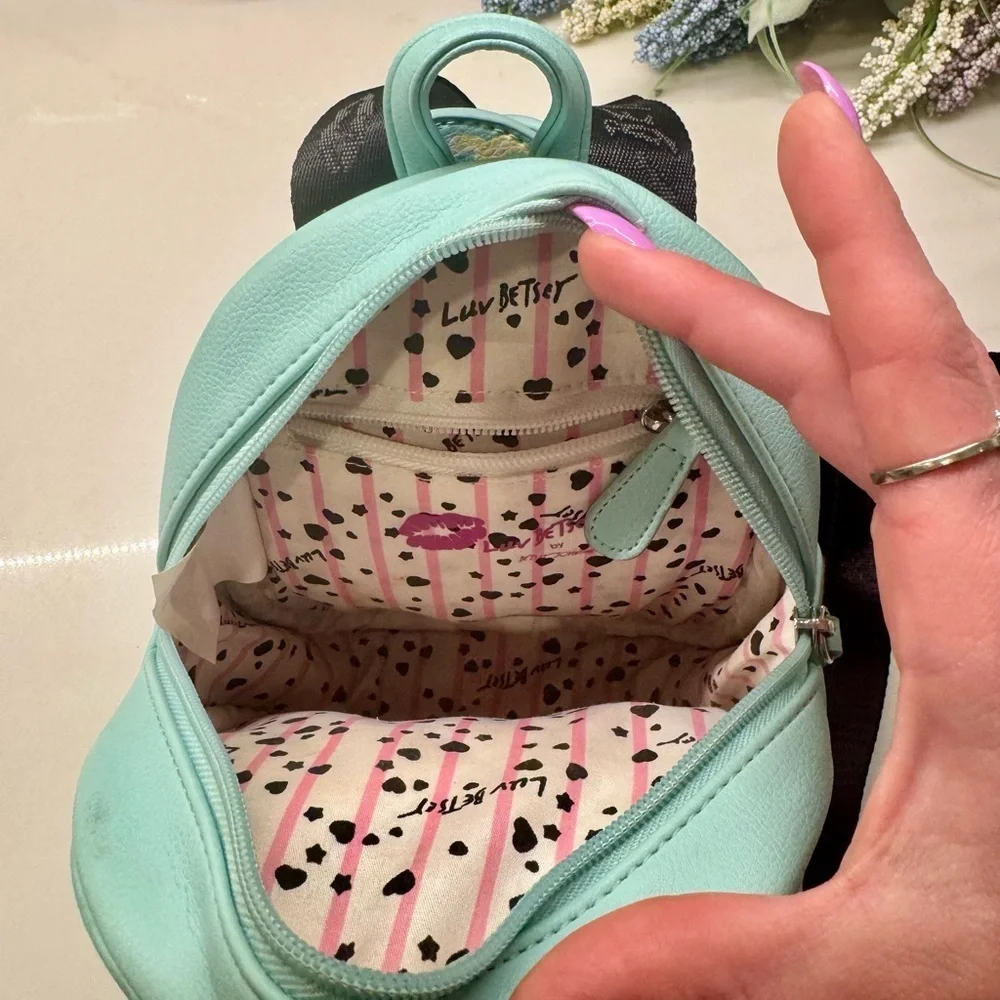 Betsey Johnson mini butterfly backpack